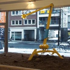 Pascal Howe, First day at the plattforms gallery