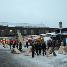 Eingang Designers Fair und wohn-bar, Foto: Burat