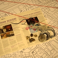 More than Design!, Installation Flying Carpet Raki Bar zum Designworkshop von DQE, Köln, und Made in Şişhane, Istanbul, vorgestellt 2012 im Rahmen der Istanbul Design Biennale. Foto: Burat